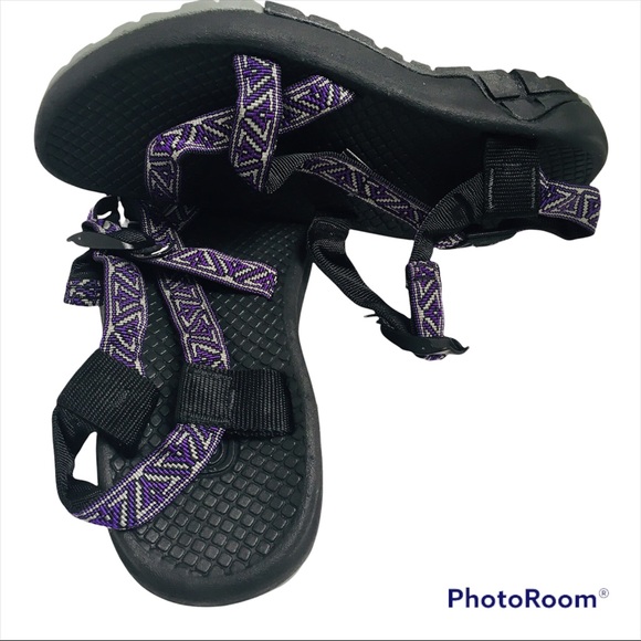 NWT Teva Women's Casual Athletic Hiking Sandals Size 8 Purple/Grey/Black NEW - Picture 7 of 13